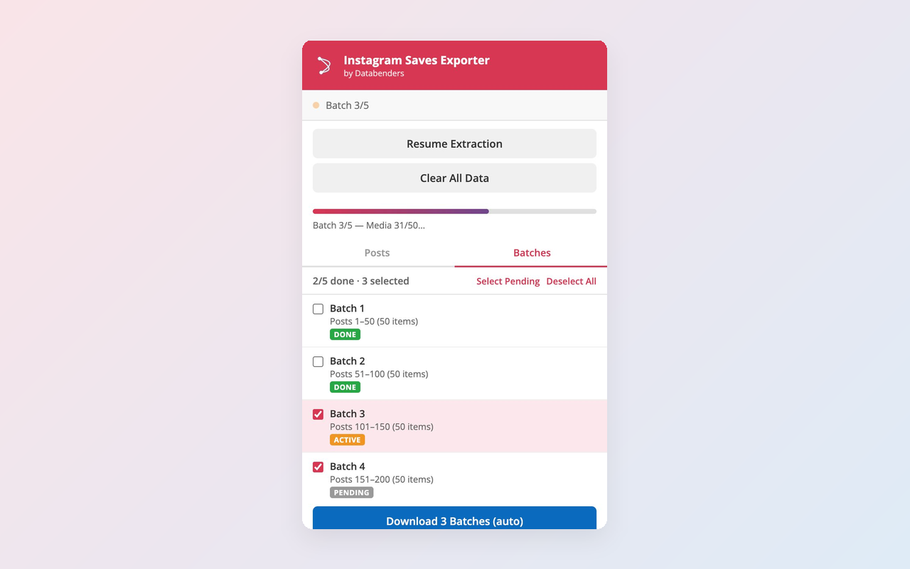Instagram Saves Exporter - 截图 2