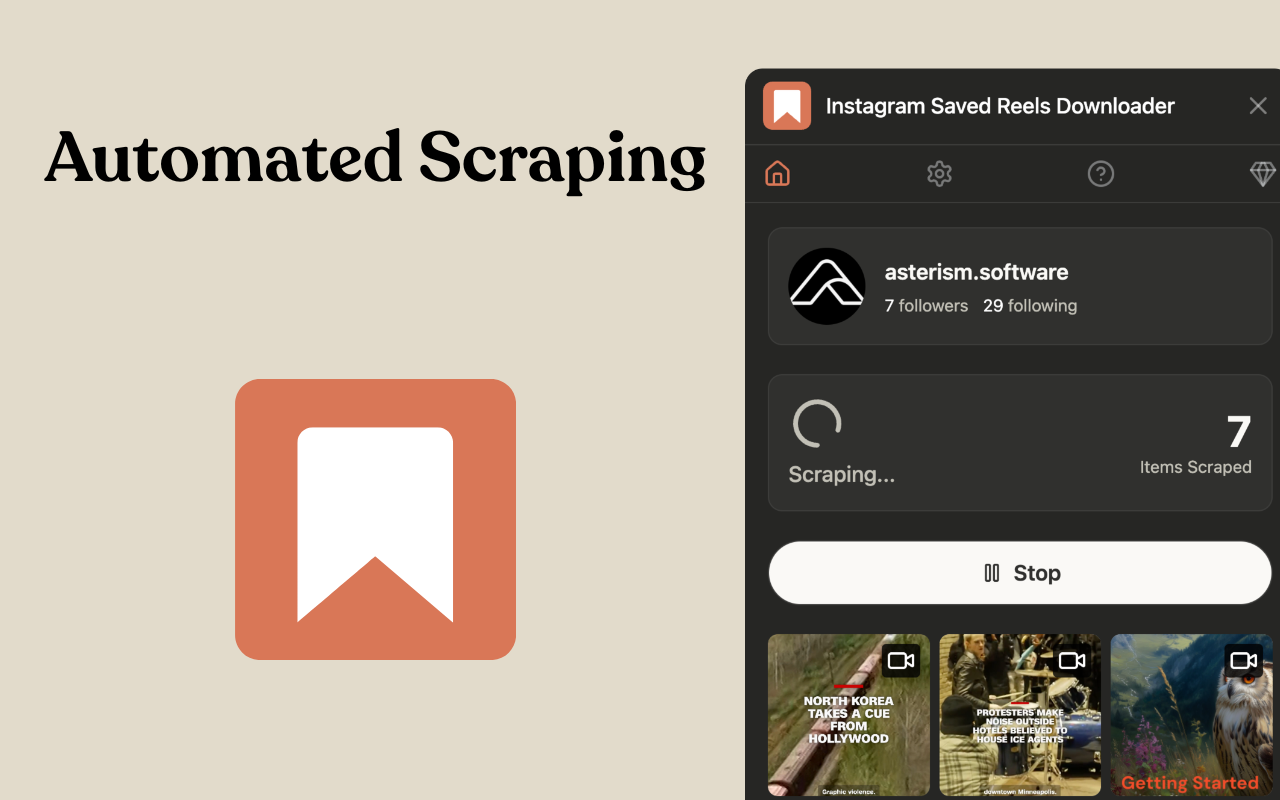 Saved Reels Downloader - 截图 4