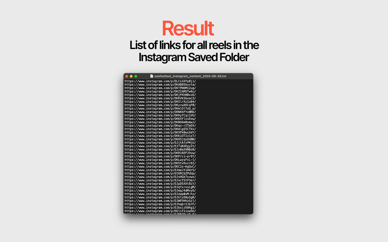 Usefooltool - Link Grabber for Instagram - 截图 4