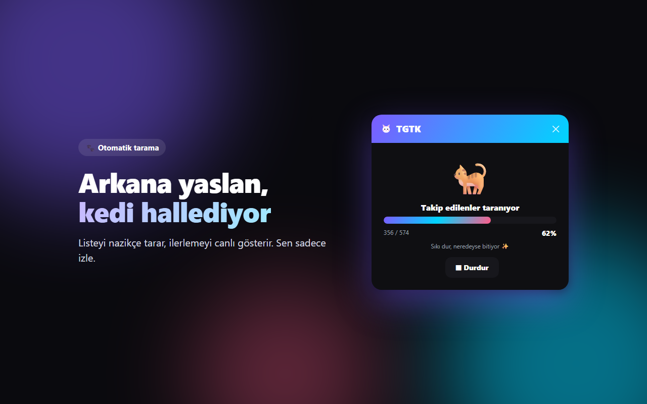 TGTK — Threads Geri Takip Kontrol - 截图 1