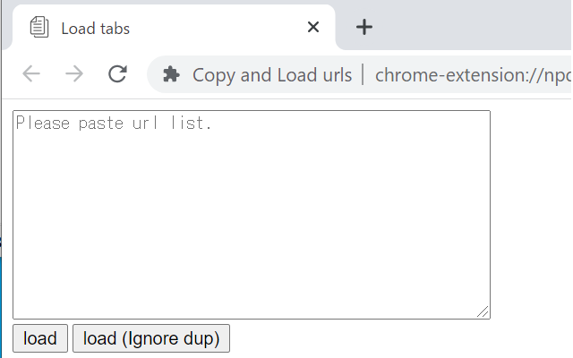 Copy and Load urls - 截图 2