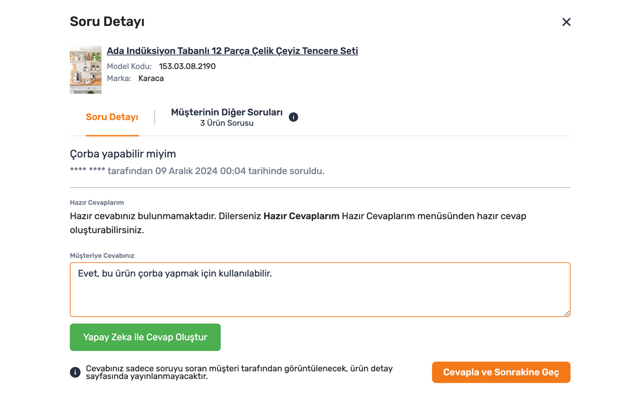 OnuAl: Ücretsiz Yapay Zeka Müşteri Temsilcisi - 截图 1