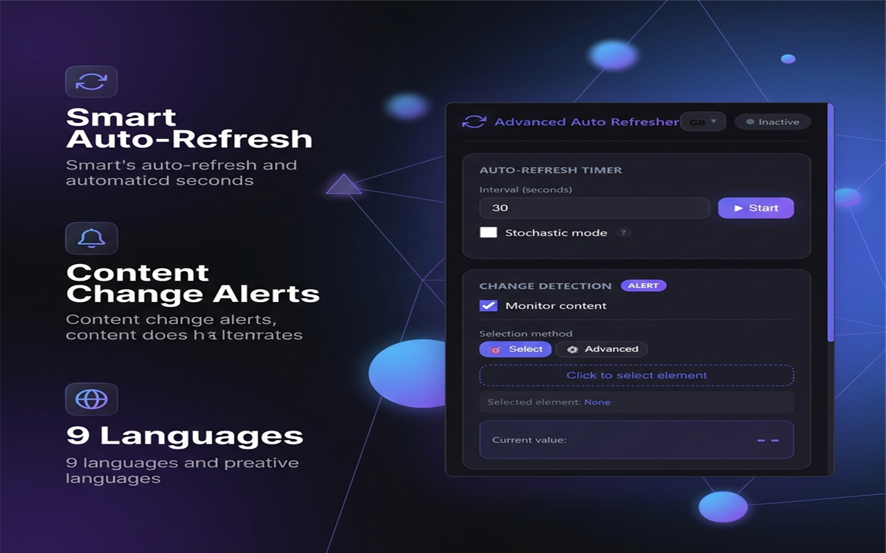 Auto Refresh & Page Monitor with Telegram Alerts - 截图 2