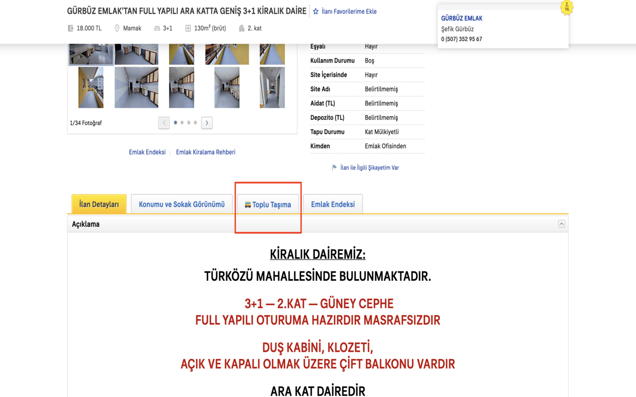 SahiPro Emlak - Sahibinden Emlak İlan Asistanı - 截图 3