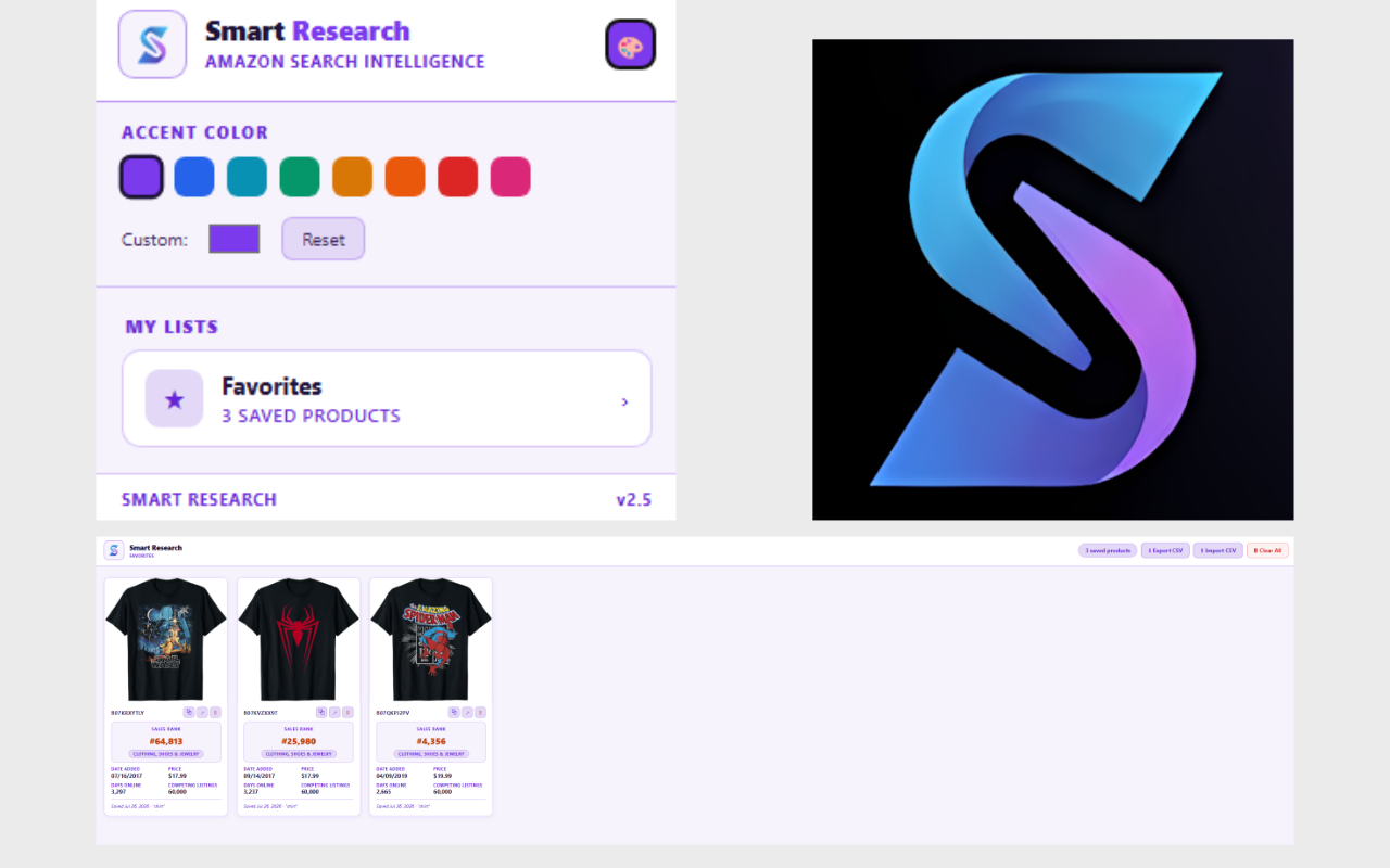 Smart Research – BSR & Page Stats - 截图 3