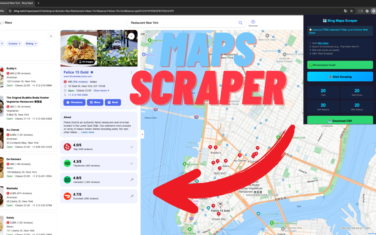 Maps Scraper & Extract Business Leads - Swiftpulse - 截图 1