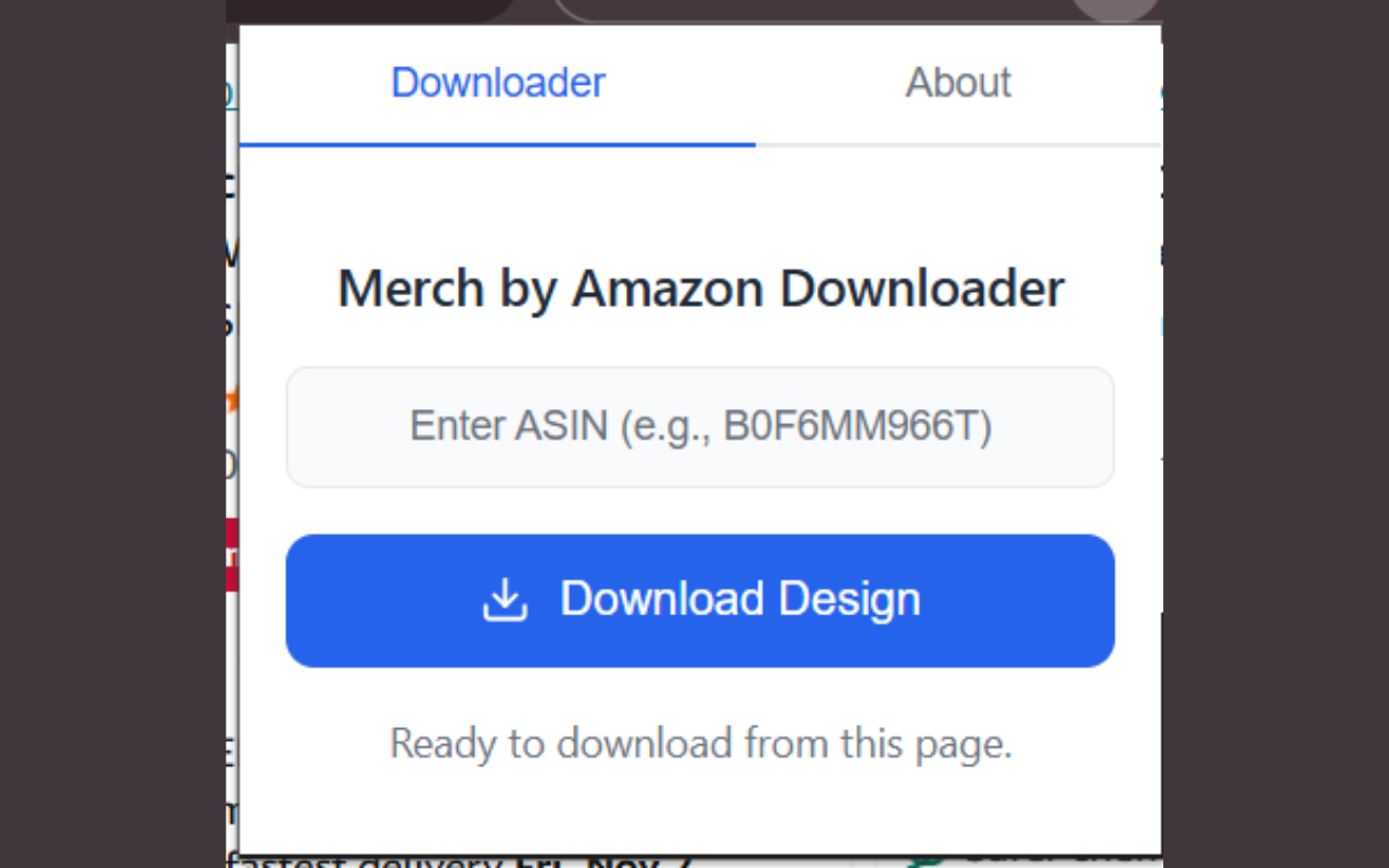 Merch by Amazon Design Downloader - 截图 2