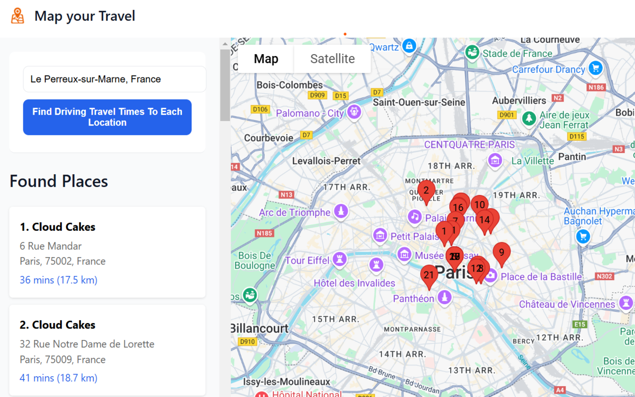 Map Your Travel - 截图 2