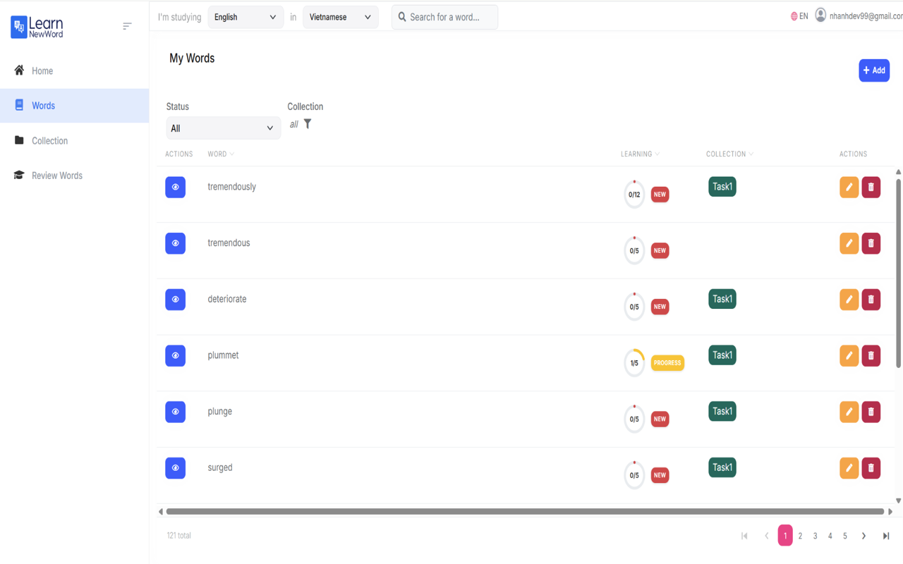 LearnNewWord Vocabulary Building Dictionary AI - 截图 2