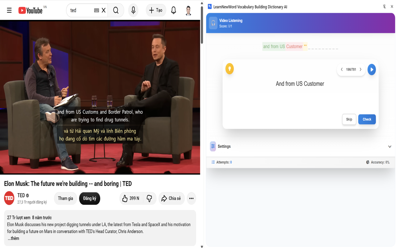 LearnNewWord Vocabulary Building Dictionary AI - 截图 3