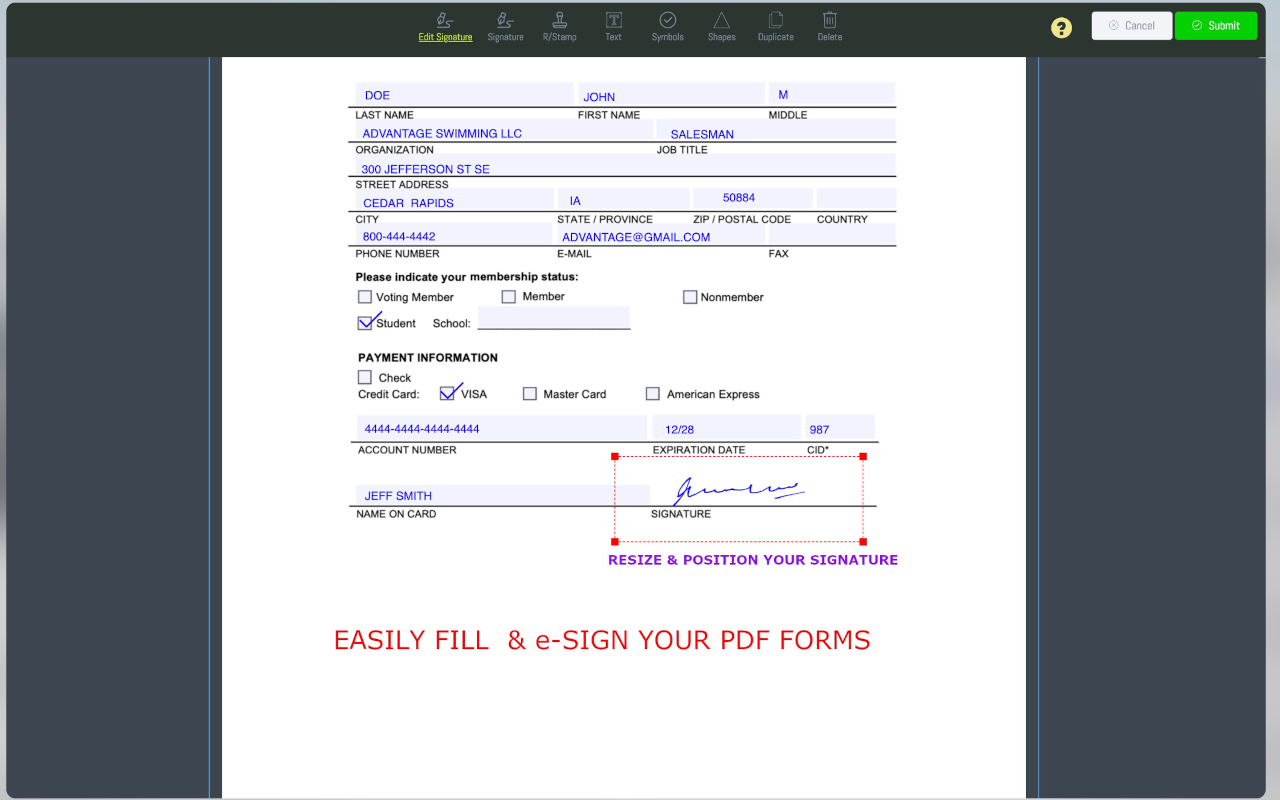 eSign Pro - eSignature for Chrome - 截图 2
