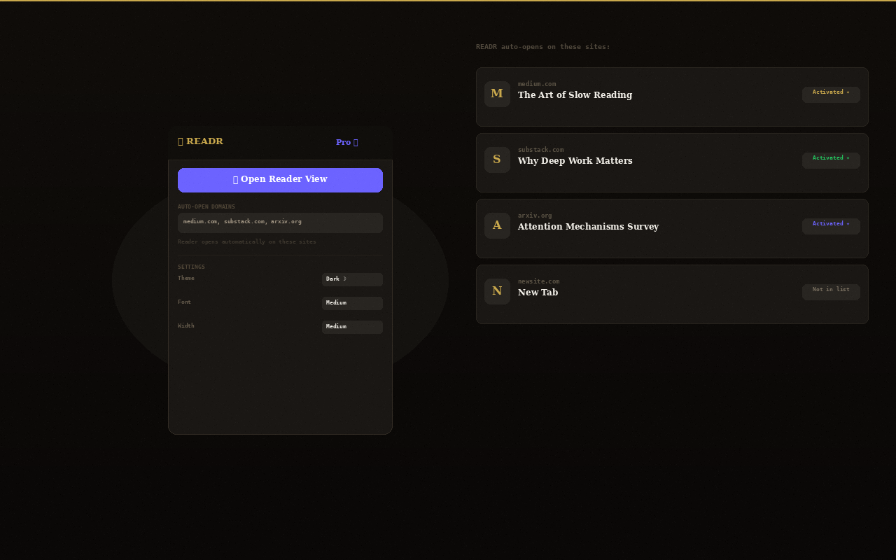 READR – Clean page, one click - 截图 4