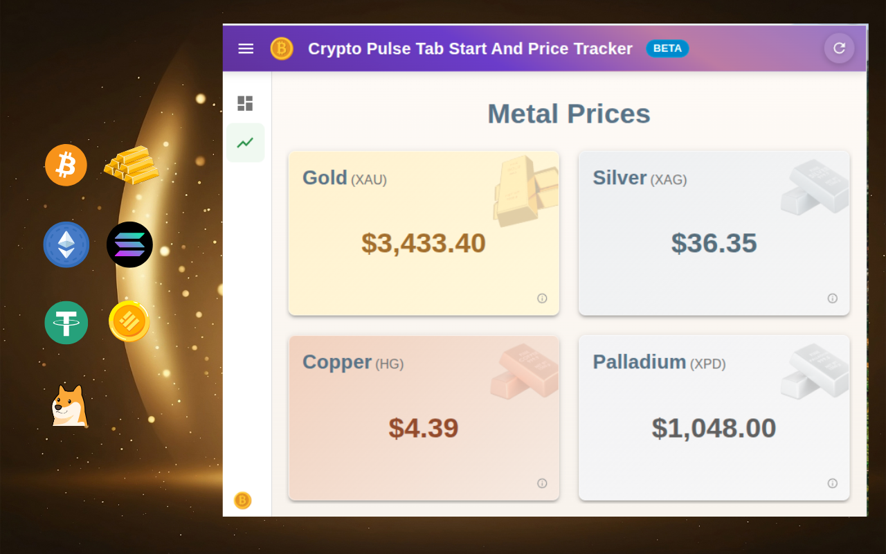 Crypto Pulse price tracker - 截图 2