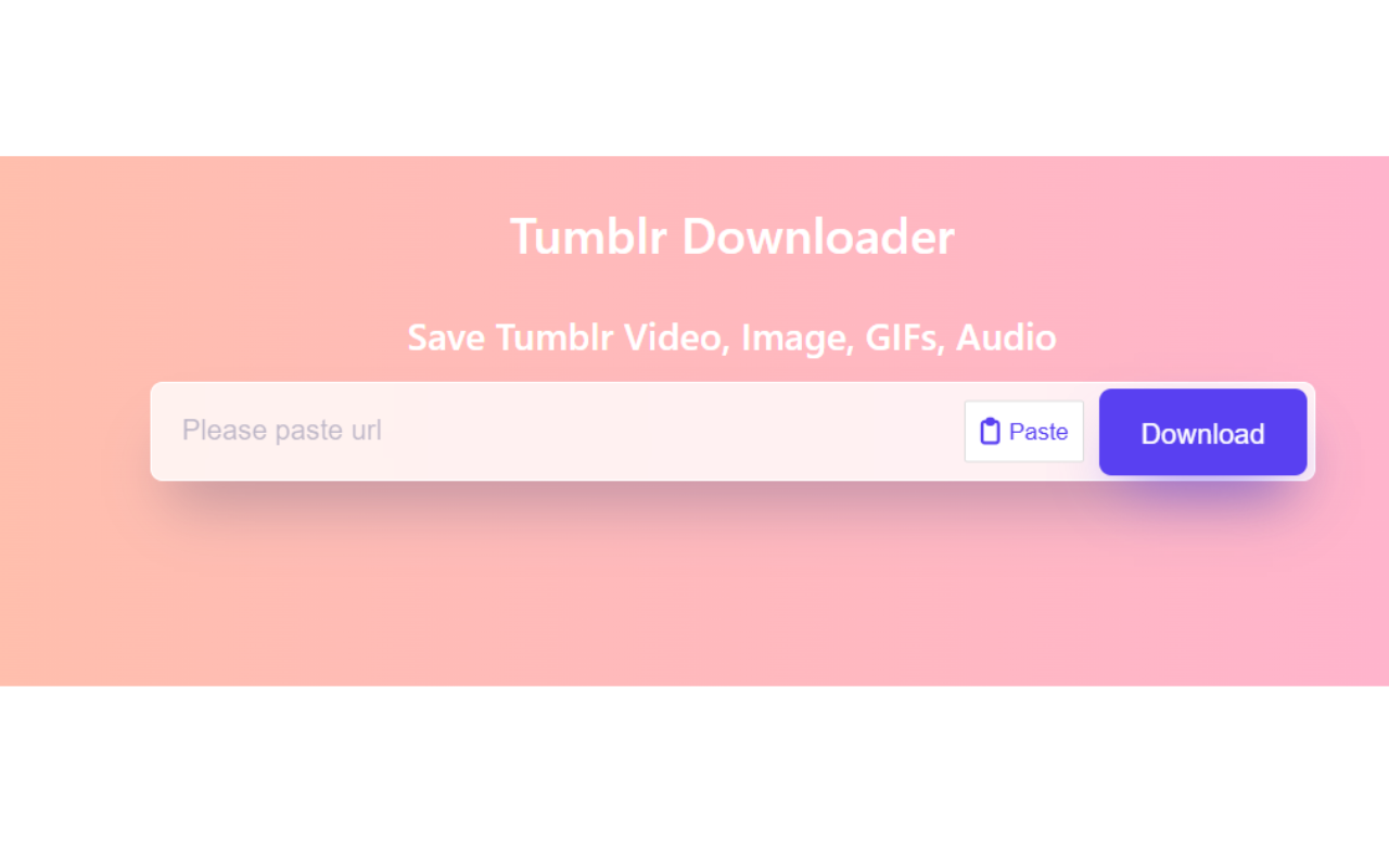 Tumblr Video Downloader → SaveTumblr - 截图 1