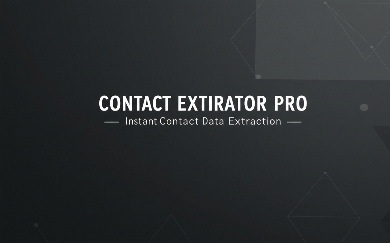 Contact Extractor - 截图 2