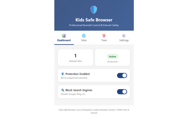Kids Safe Browser - Parental Control & Web Filter - 截图 2