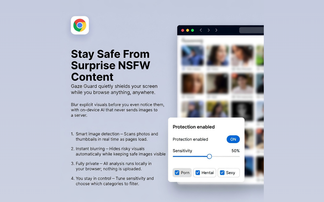 Gaze Guard — Blur Inappropriate Images - 截图 2