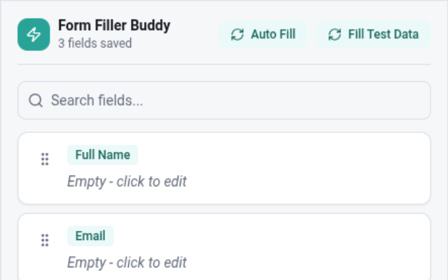 Form Filler Buddy - 截图 3