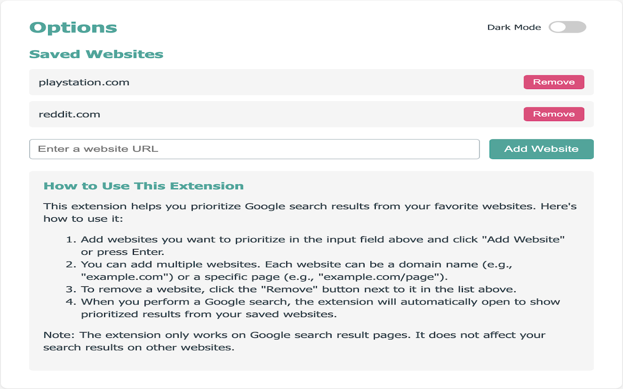 Search Results Filter - 截图 2