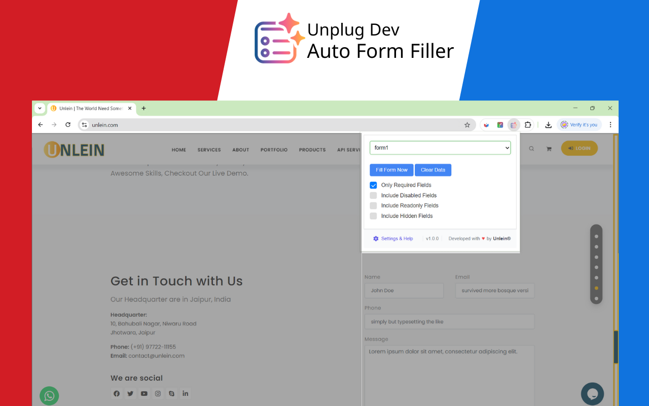 Auto Form Filler Pro - 截图 1
