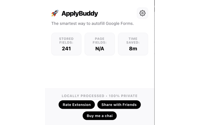 ApplyBuddy Smart Form Autofiller - 截图 3