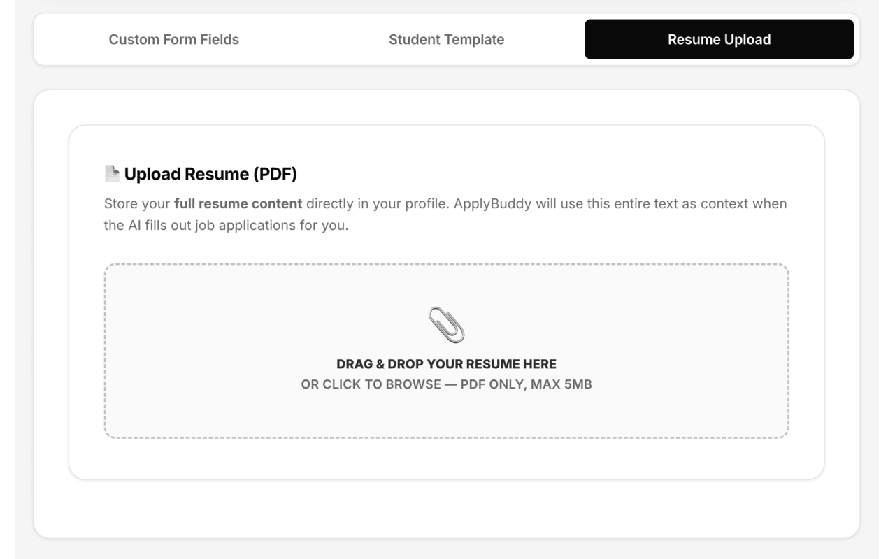 ApplyBuddy Smart Form Autofiller - 截图 4