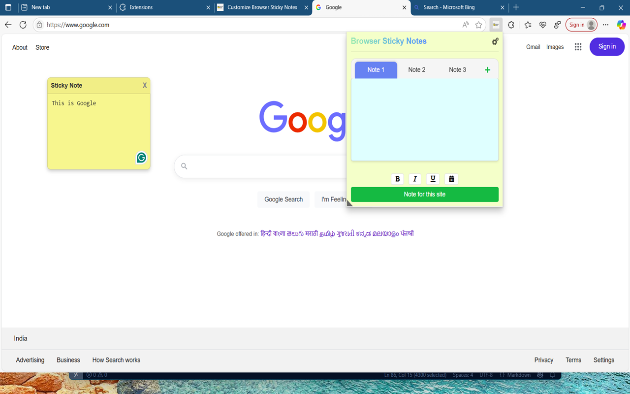 Browser Sticky Notes Pro – Lightweight Notes, Export, Styling & More - 截图 3
