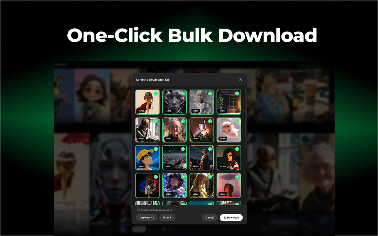 Smart Media Downloader for Grok - 截图 4