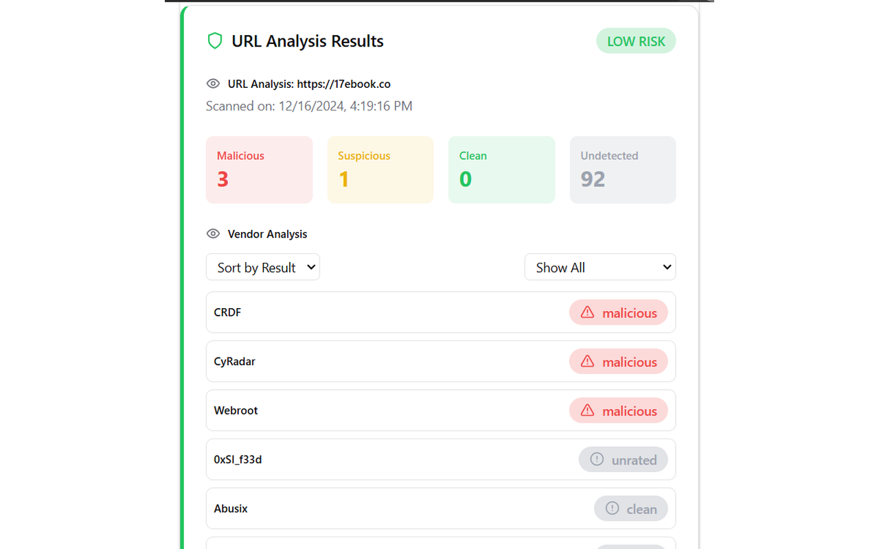 Malware & Vulnerability Scanner - 截图 2