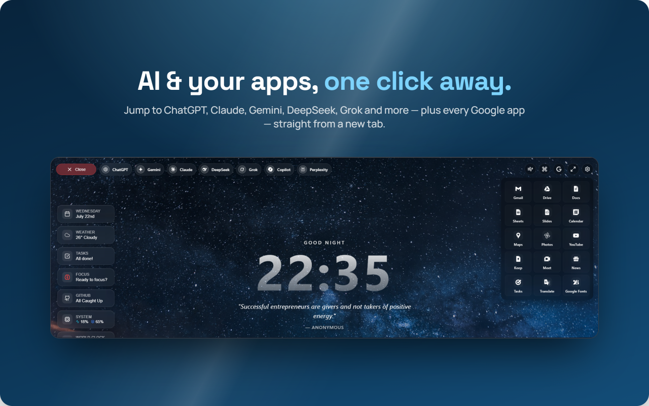 Frost - Beautiful New Tab - 截图 2