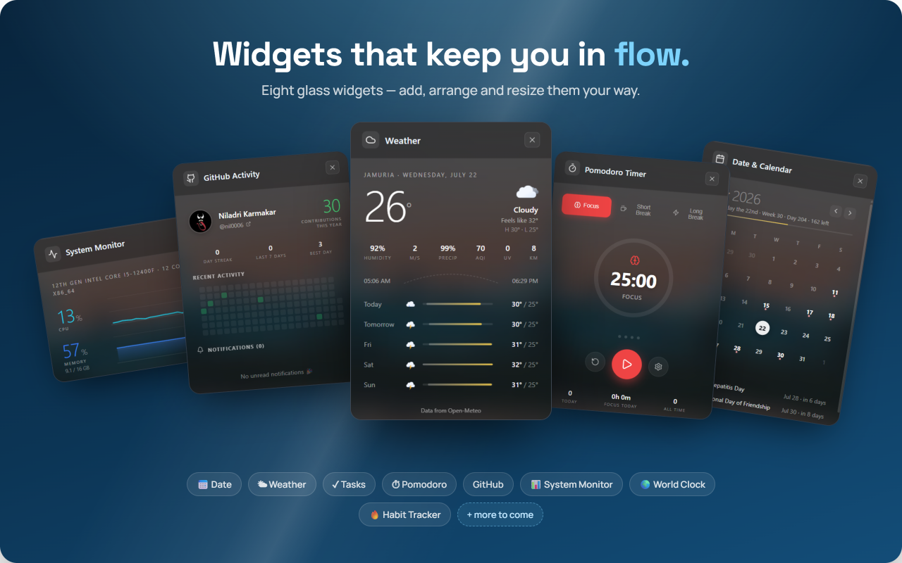 Frost - Beautiful New Tab - 截图 5