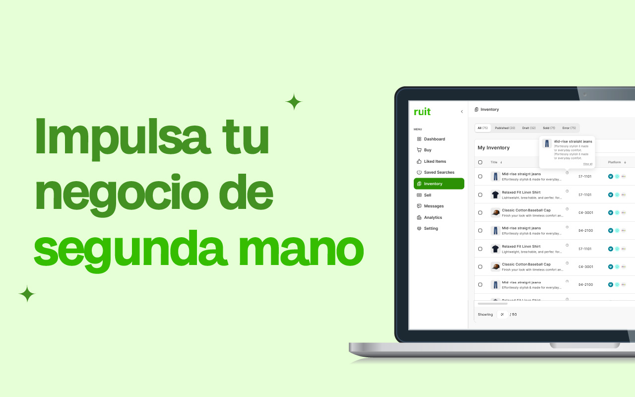 Ruit – Crosslist & Automate Your Second-Hand Selling - 截图 2