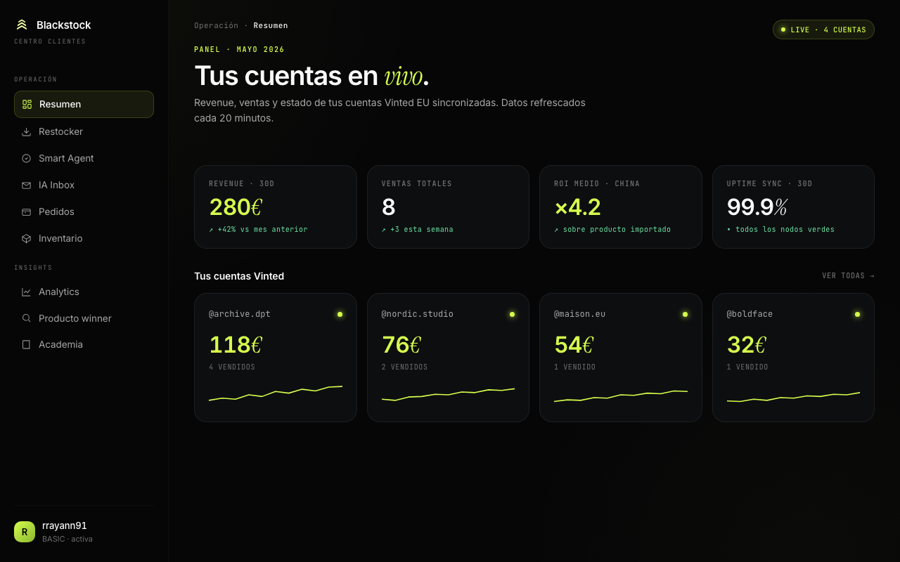 Blackstock Hub - 截图 1