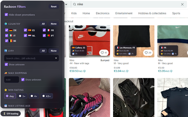 Rackoon - Thrift Smarter on Vinted - 截图 2