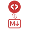 Markdown↔HTML Dual Converter