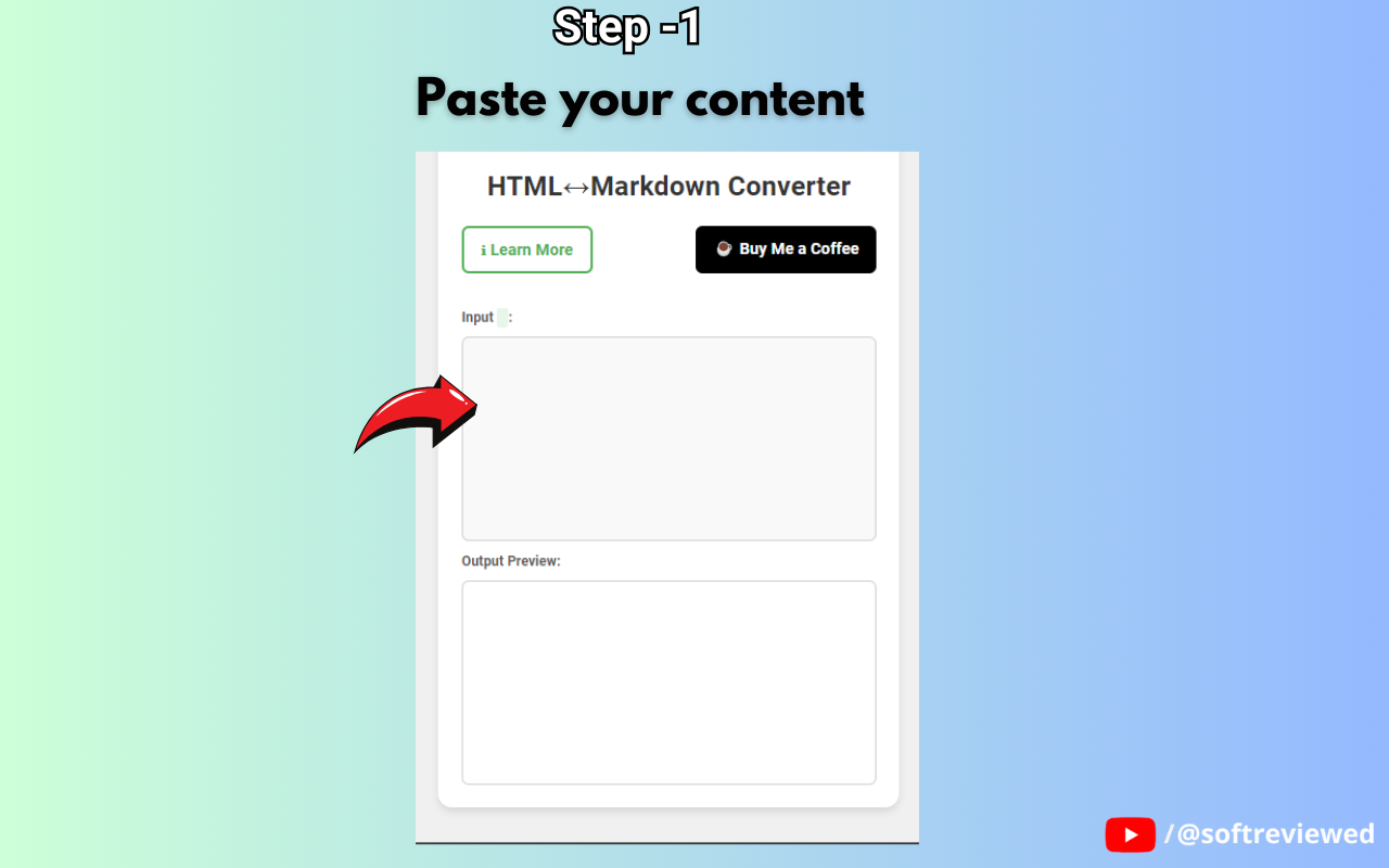Markdown↔HTML Dual Converter - 截图 1