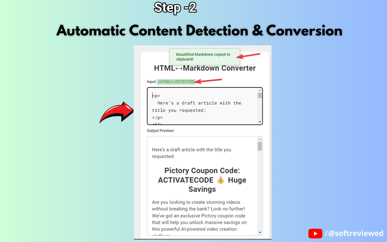 Markdown↔HTML Dual Converter - 截图 2