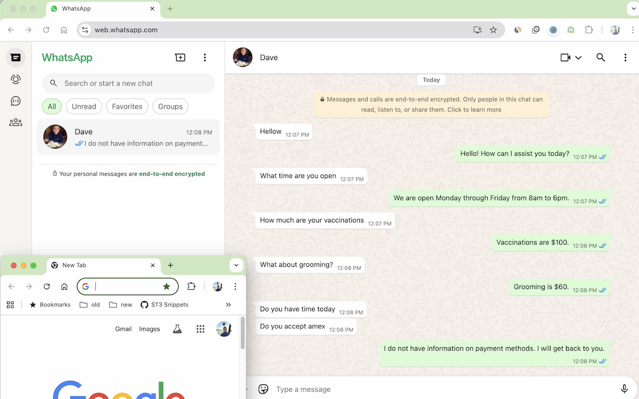 WhatsApp AI Assistant - 截图 2