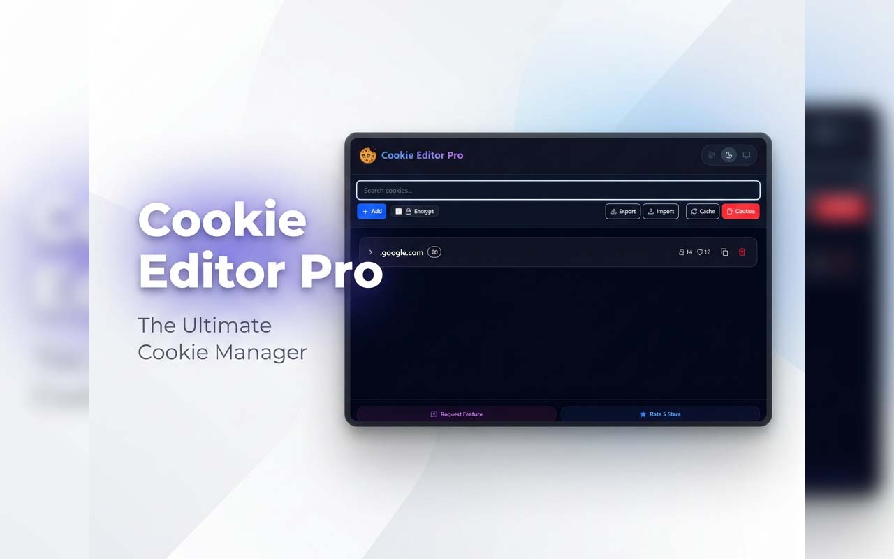 Cookie Editor Pro - Cookie Manager Advance - 截图 5