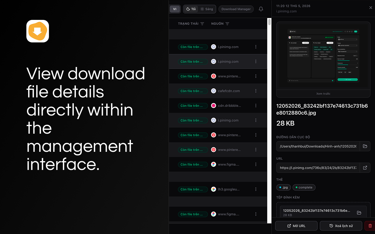 Download Manager - 截图 4