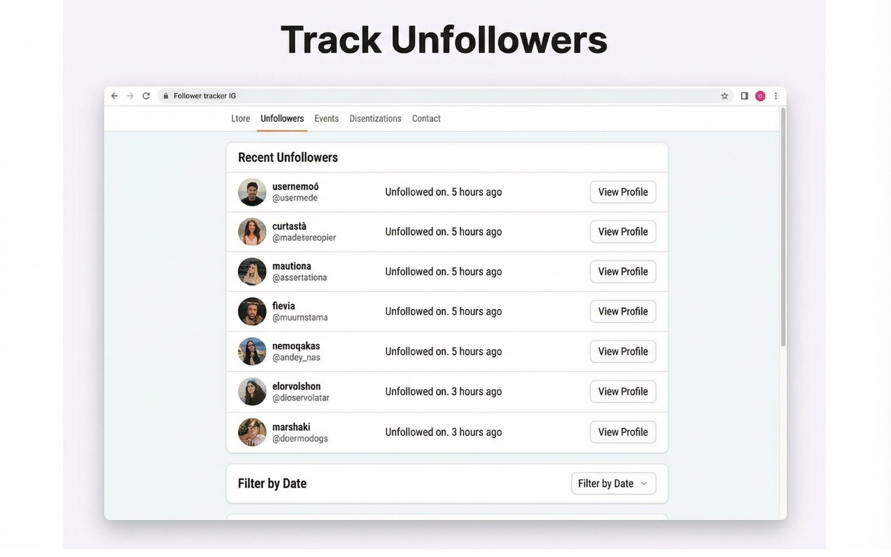IG粉丝追踪器 & 取关追踪器 - SocialDeck - 截图 1