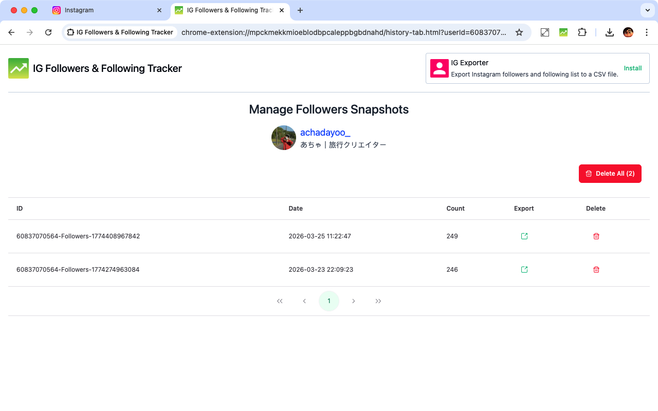 Followers & Following Tracker - 截图 3