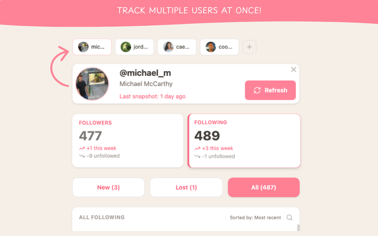 Follower Watch - IG Tracker - 截图 4