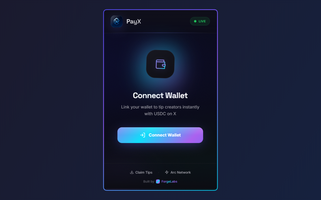 PayX - Tip on X - 截图 2