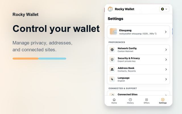 Rocky Wallet - 截图 1