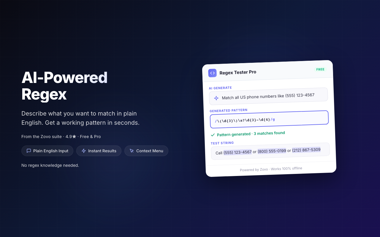 Regex Tester Pro - Test and Explain Regular Expressions - 截图 3