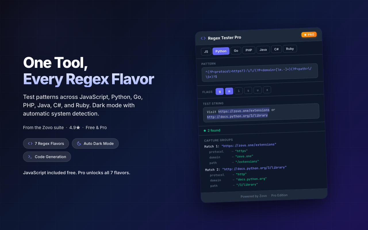 Regex Tester Pro - Test and Explain Regular Expressions - 截图 4
