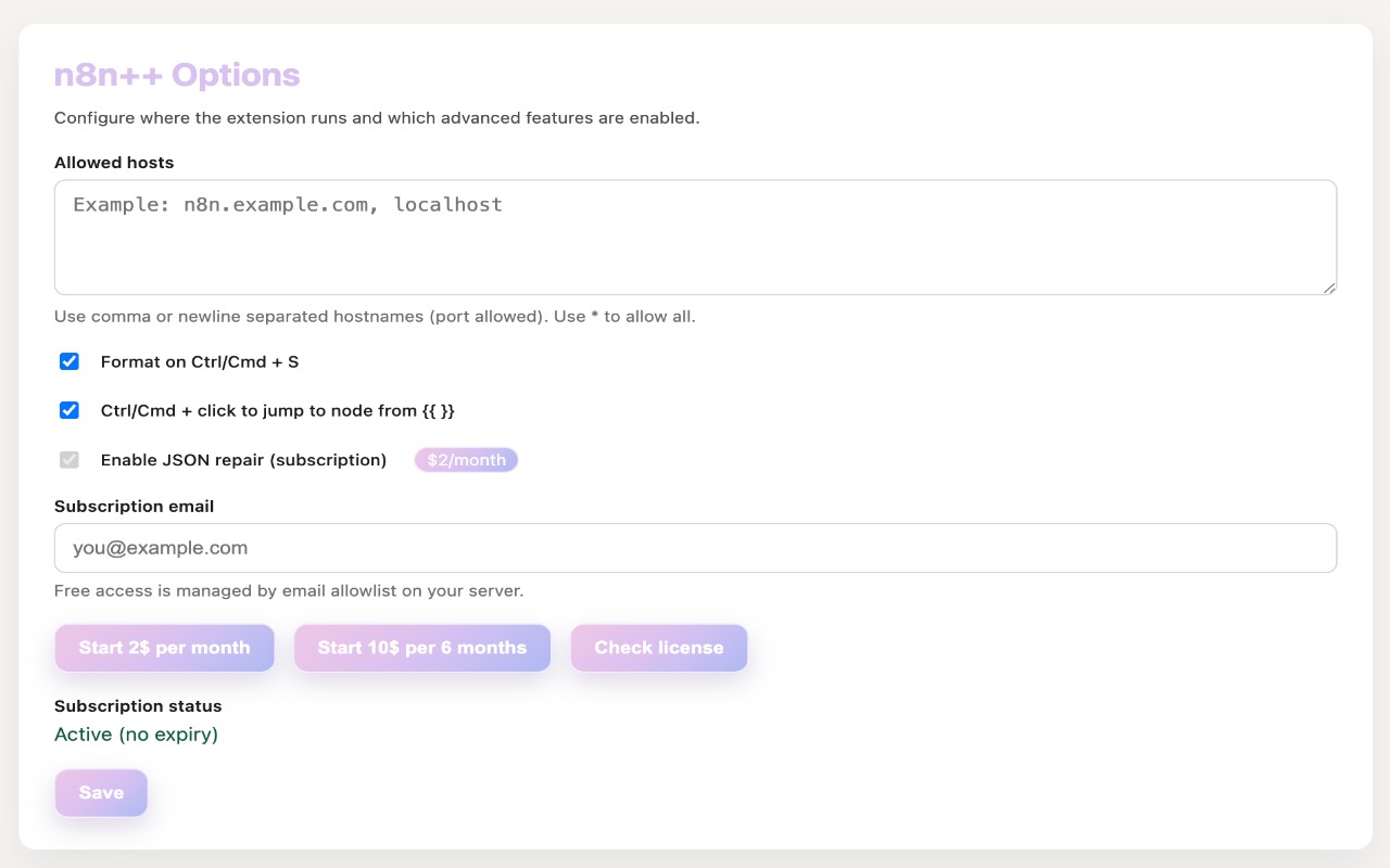 n8n++ — Editor Toolkit for n8n - 截图 3