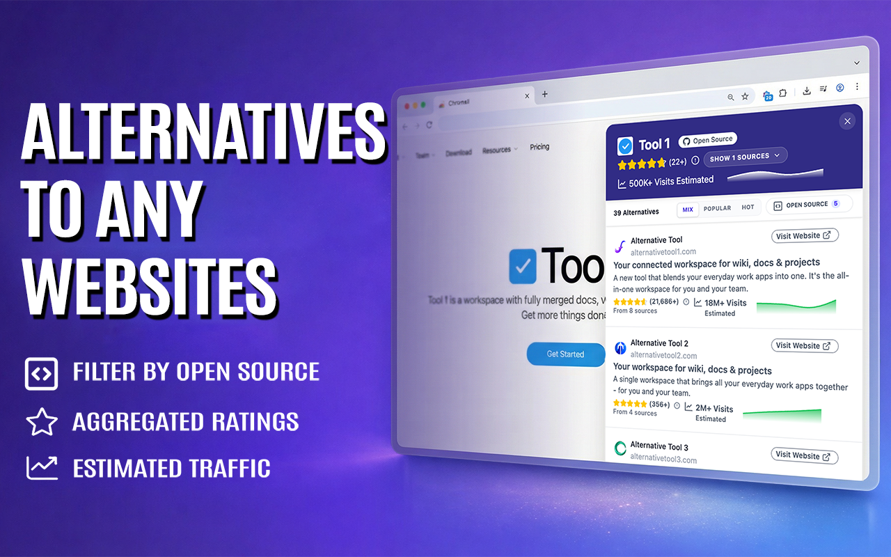 Seek4 - Alternatives to Any Website - 截图 1