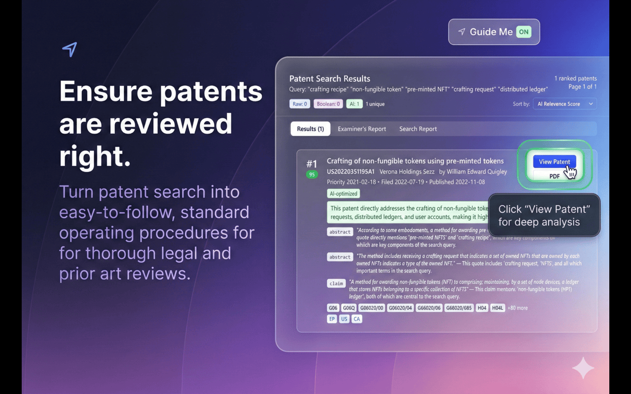 AI Patent Search Generator: Boolean Queries, Prior Art, Google Patents - 截图 2
